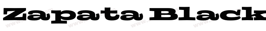 Zapata Black字体转换